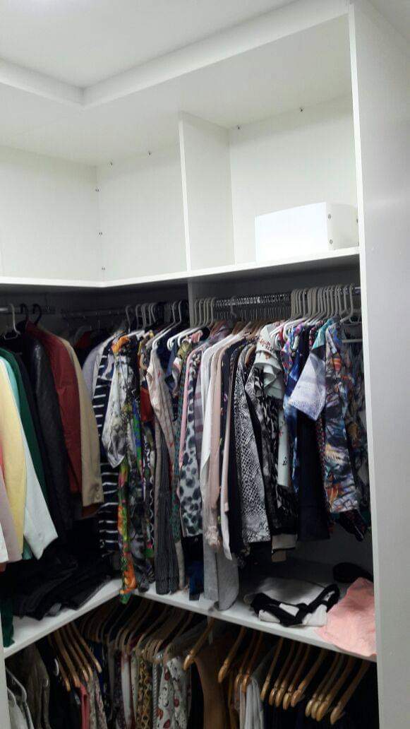 closet em L MDF branco